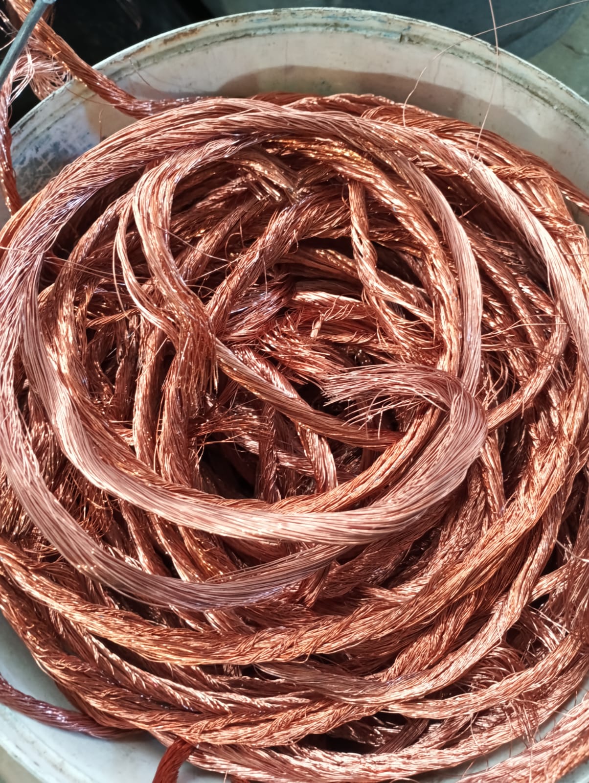 Cobre en cables y tuberías